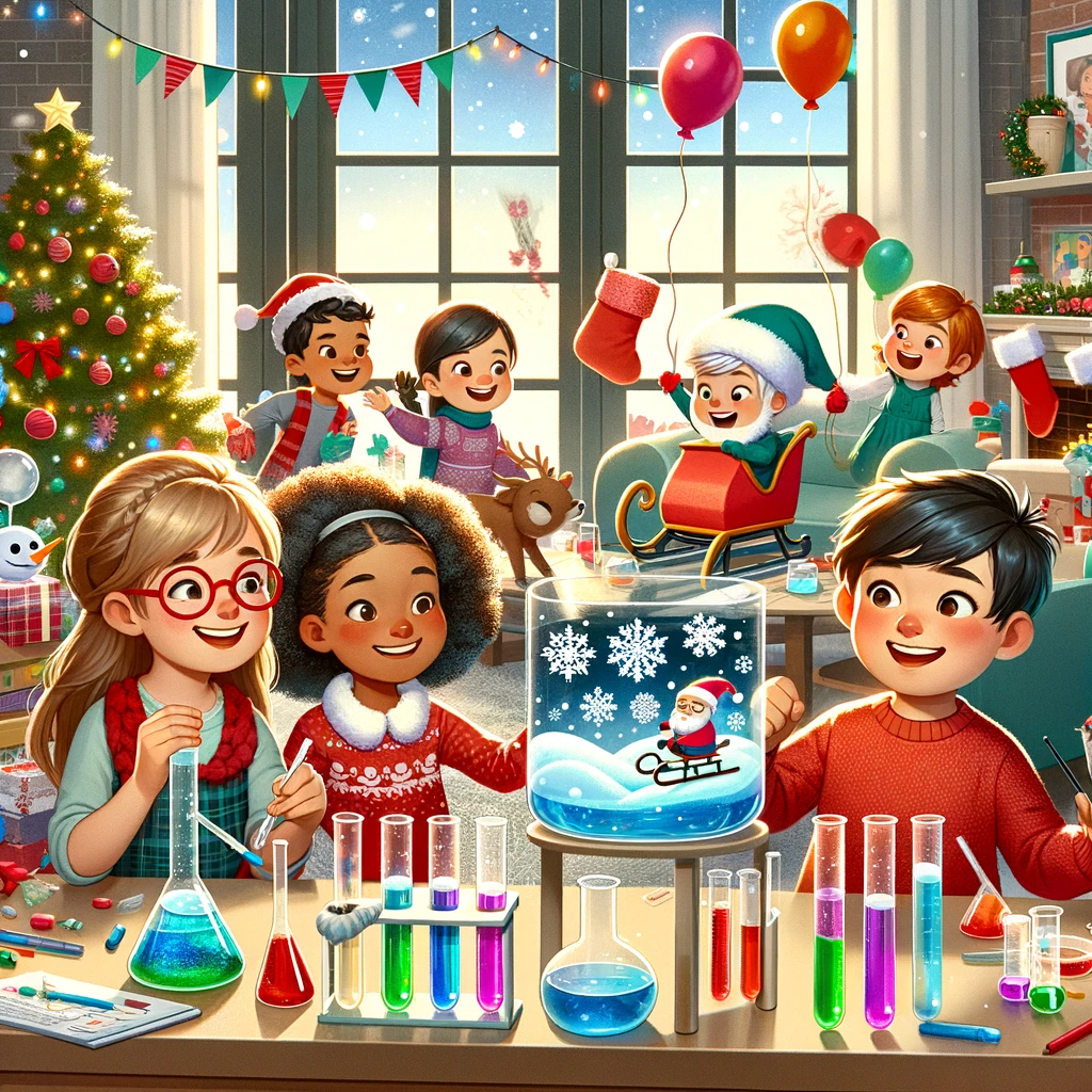 Illustration of a family having a Christmas party - Stock Illustration  [69653054] - PIXTA